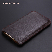 FSSOBOTLUN For LEAGOO M13 Case super slim sleeve pouch cover, Luxury microfiber Leather cases Phone bag