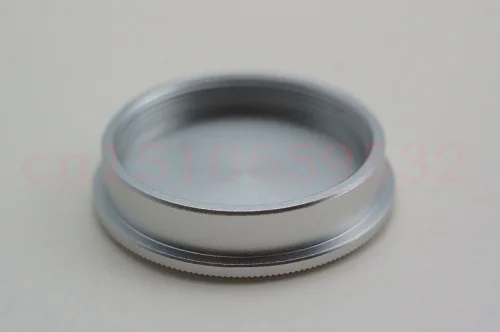 L39 m39 39ミリメートルネジレンズ金属ボディキャップとリアキャップバックキャップ銀