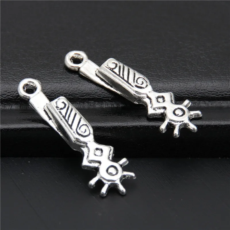 30pcs Wine Collection Charms  Silver Color Tone Wine Glass Grape Opener Pendant Charm DIY Factory Jewelry A2904