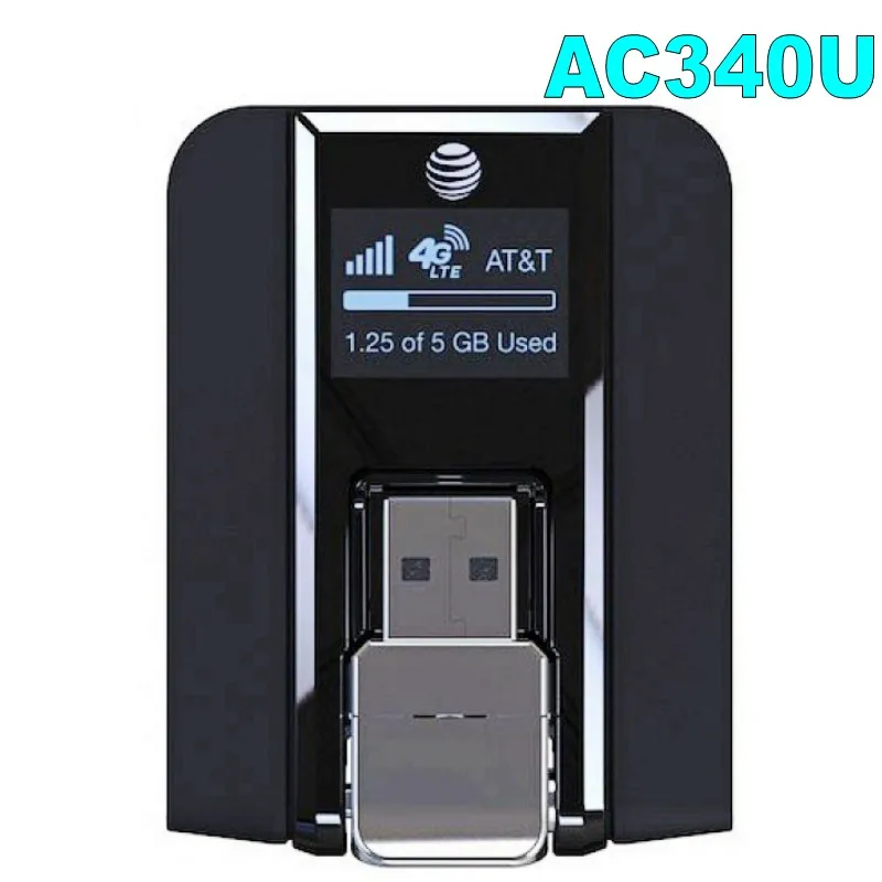 

Original Unlocked Aircard 340U USB Modem 4G USB Stick Datacard Support LTE Bands 2 / 4 / 5 / 17