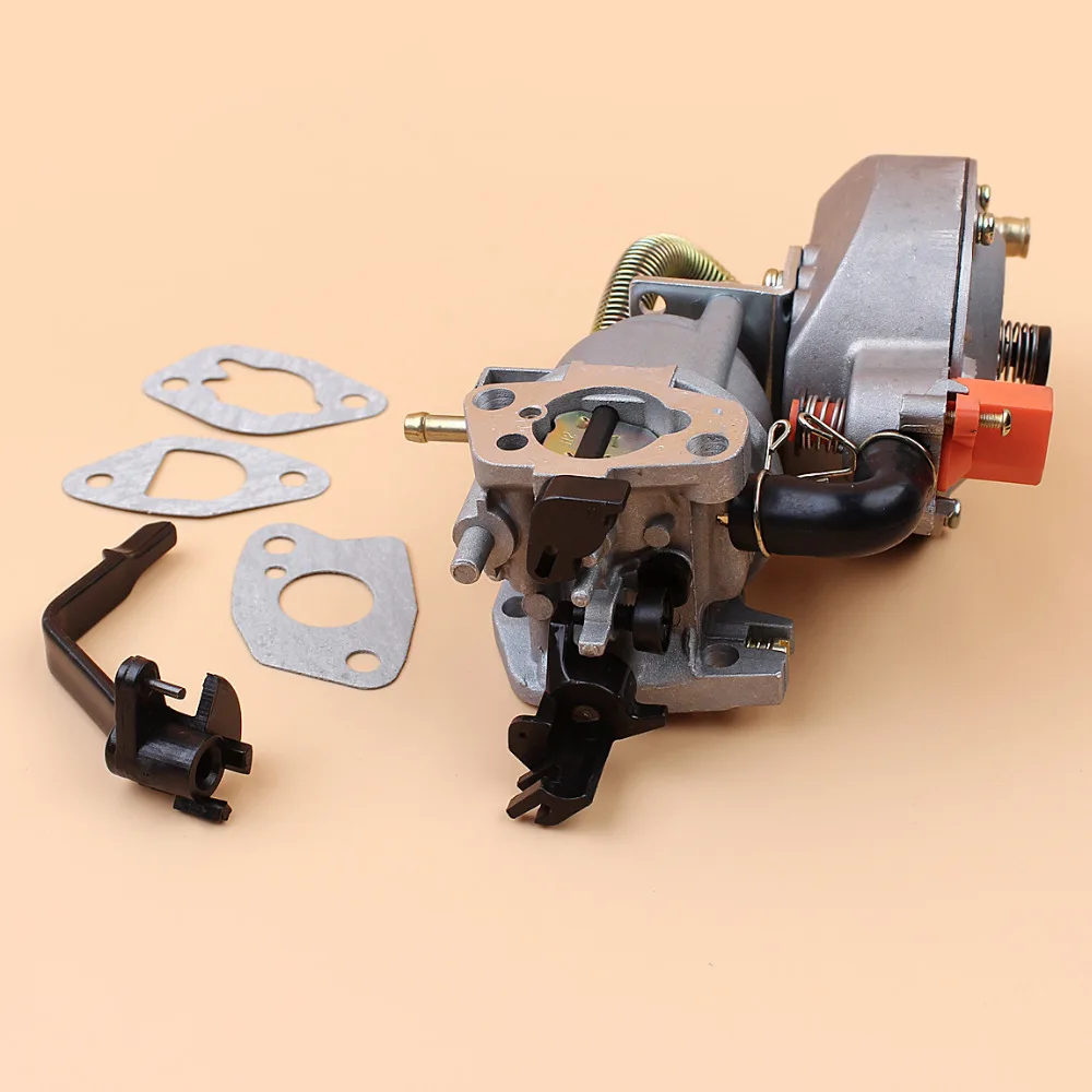 Carburetor Dual Fuel Conversion Kit For HONDA GX160 GX200 168F 170F 2KW 3KW GENERATOR LPG/CNG Dual Fuel Carburetor Carb