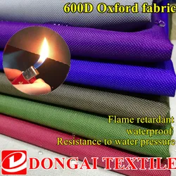 Size 1*1.6 Meter 600D Uv Silver Oxford Waterproof Fabric Flame Retardant Oxford Fabric