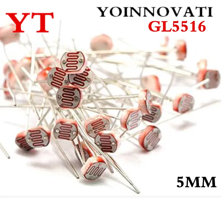  50pcs/lot GL5516 5516 Light Dependent Resistor LDR 5MM Photoresisto  Best quality.