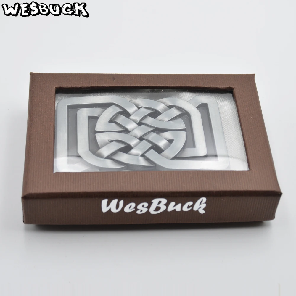 WesBuck Brand Meltal Cool Belt Buckls For Men\'s Belt Buckles Western Cowboy Cowgirl Belt Buckle With PU Belt