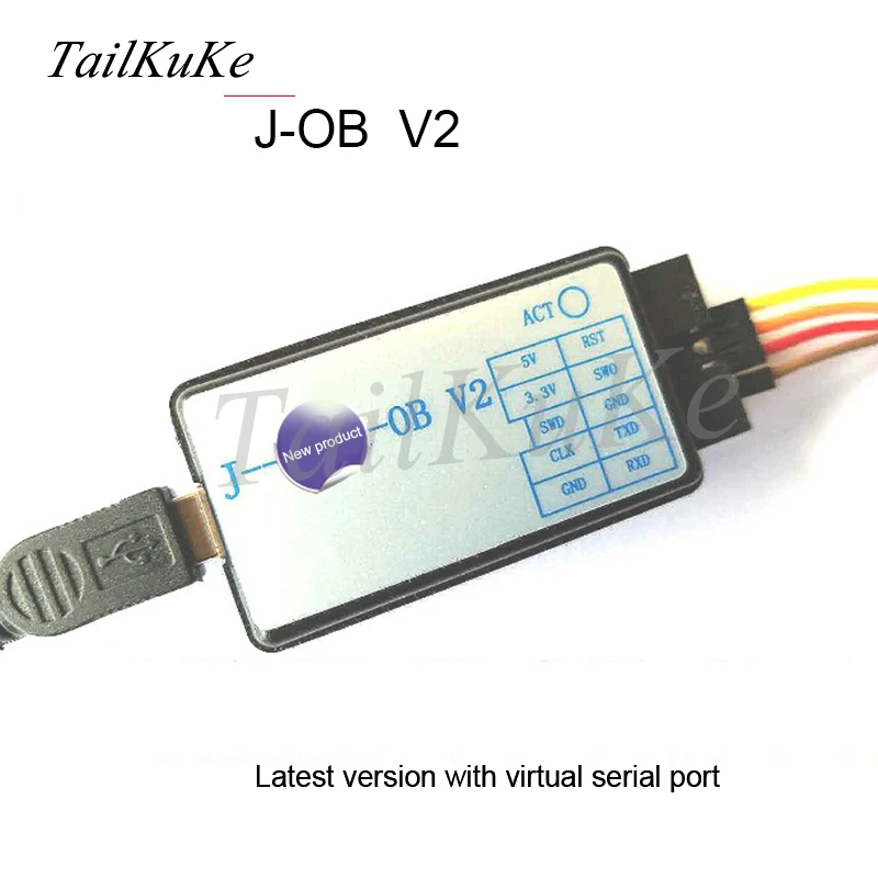 

J-OB V2 JLINK OB J-LINK V8 V9 V9.3 STLINK Compatible with Virtual Serial Port