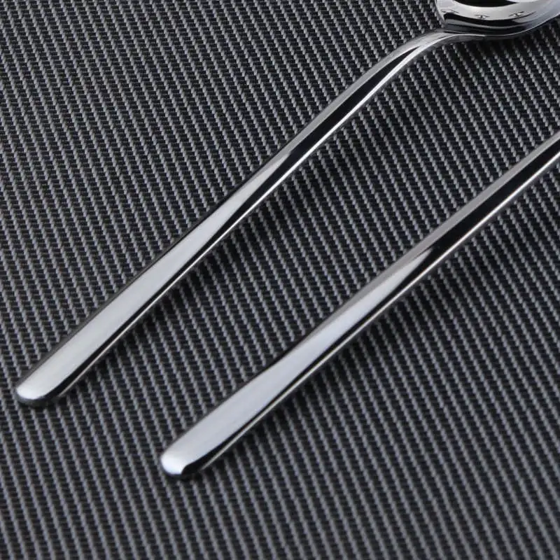 Cozy Zone Dinner Spoons 6 Pieces Stainless Steel Tablespoons Tableware Simple Table Spoon Western Vintage Kitchen Tool Hotel