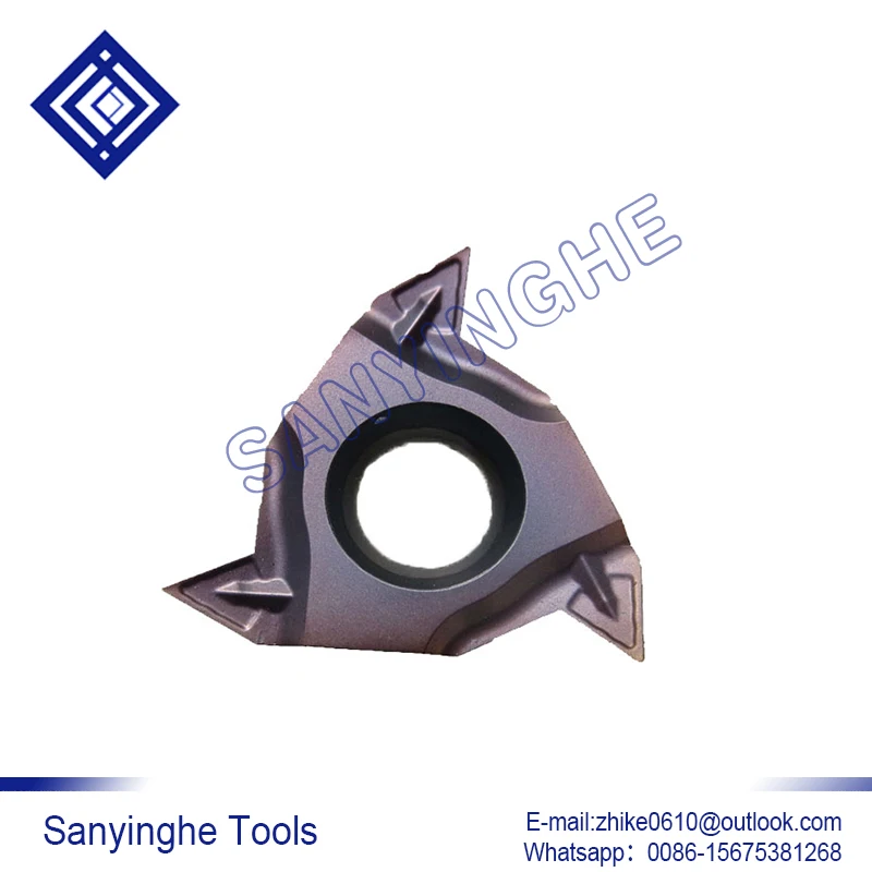 10 Cái/lô YBG205 RT16.01W-AG55PB Cnc Carbide Cùng Đường Chỉ May Chèn, Biến Dạng