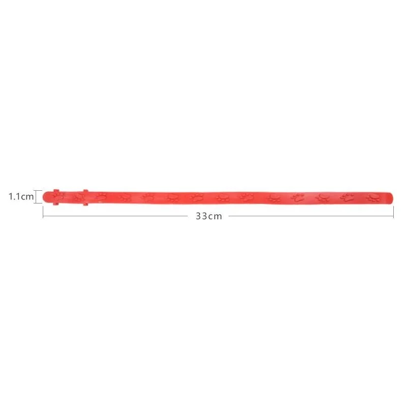 Red Adjustable Dog Neck Strap Anti Flea Mite Acari Tick Remedy Cat Collar Pet Supplies Summer Anti-insect For Kitten