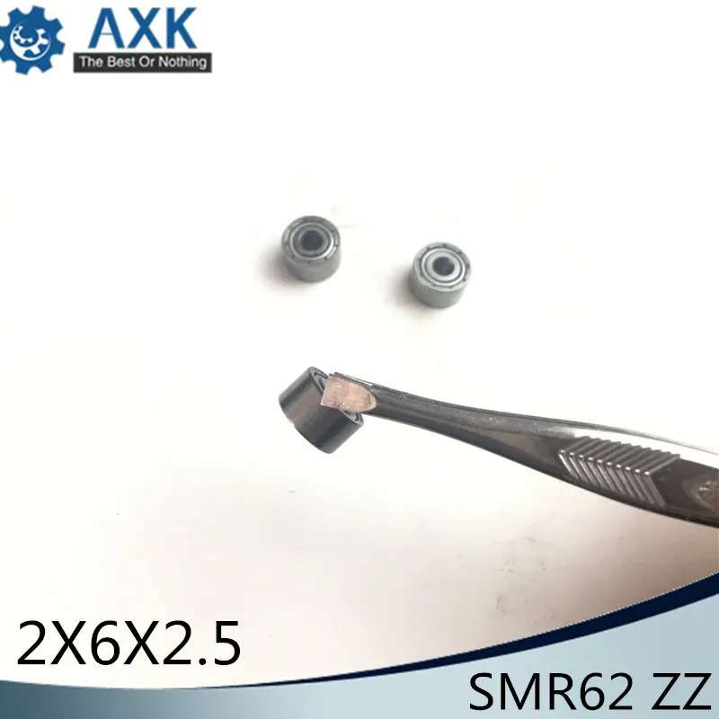 SMR62ZZ Bearing 2*6*2.5 mm ( 10PCS ) ABEC-1 Stainless Steel Ball Bearings Shielded  SMR62Z SMR62 Z ZZ