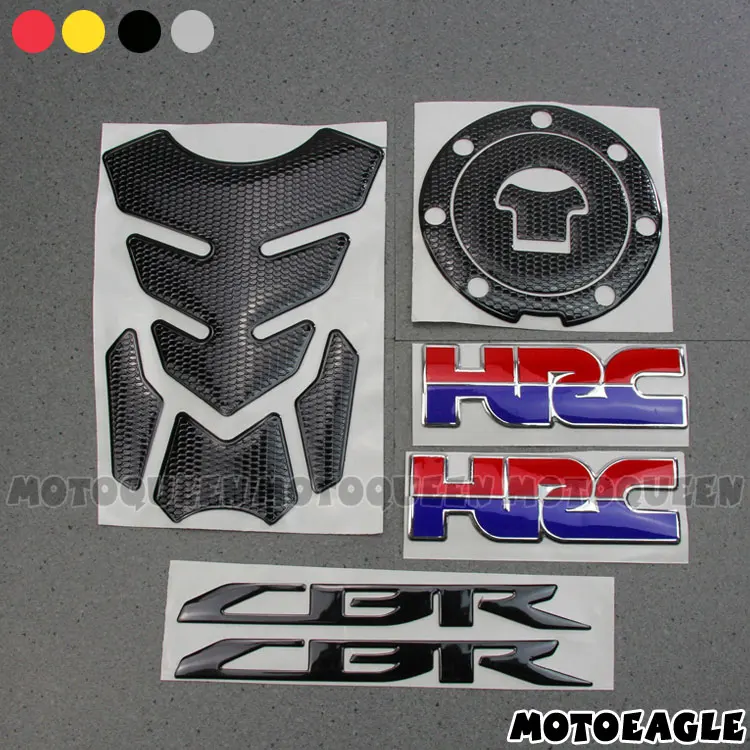 Motorcycle 3D Gas Fuel Oil Tank Pad protector Decals Fairing Stickers for HRC CBR 900RR 919RR 929RR 954RR 1000RR CBR600RR