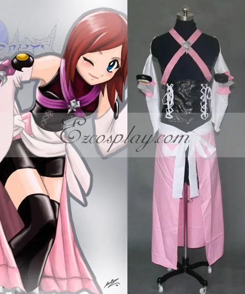 

Kingdom Hearts Kairi Women Red Set Cosplay Costume E001