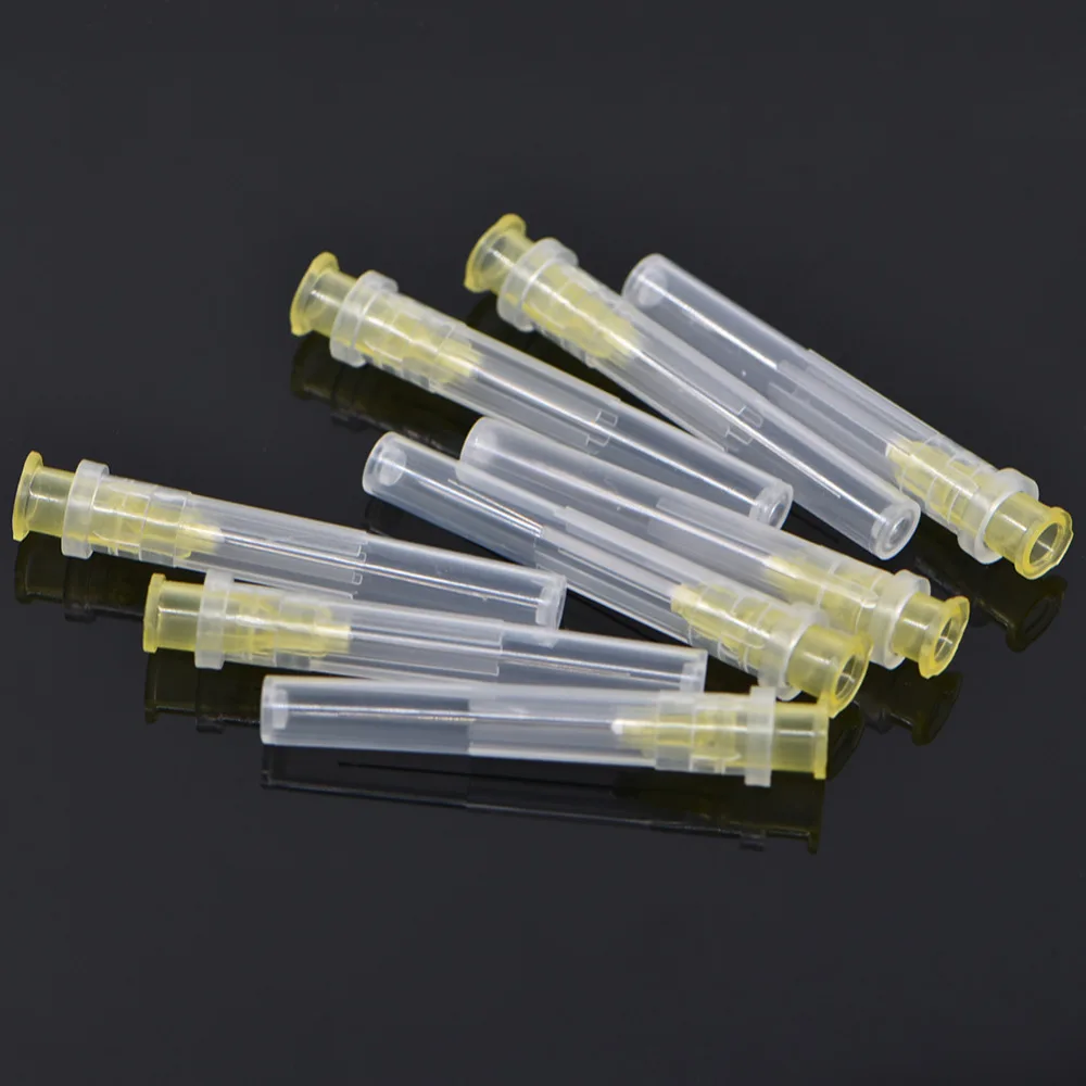 10pcs/bag Dental Endo Irrigation Needle Tip  End-Closed & half cut Endo Syringe End-Closed Side Hole