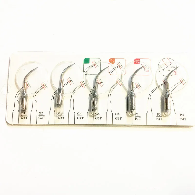 10 stücke G1,G2,G3,G4,P1, p3 Dental Scaler Tipps Fit EMS Woodpecker Ultraschall Scaler Handstück Dental Ultraschall Scaler Skalierung Spitze – Detail 1