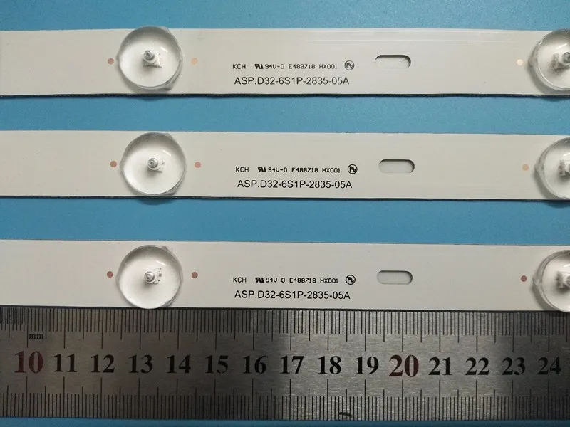 30Pcs/Lot6LED S590mm ASP.D32-6S1P-2835-05A