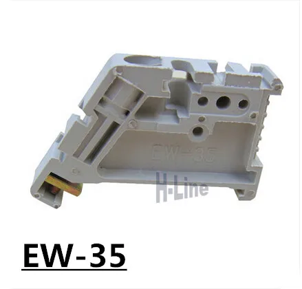 10 Pcs /lot  EW-35 universal terminal blocks fixed ending/end stoper suit G type and TH type guide rail