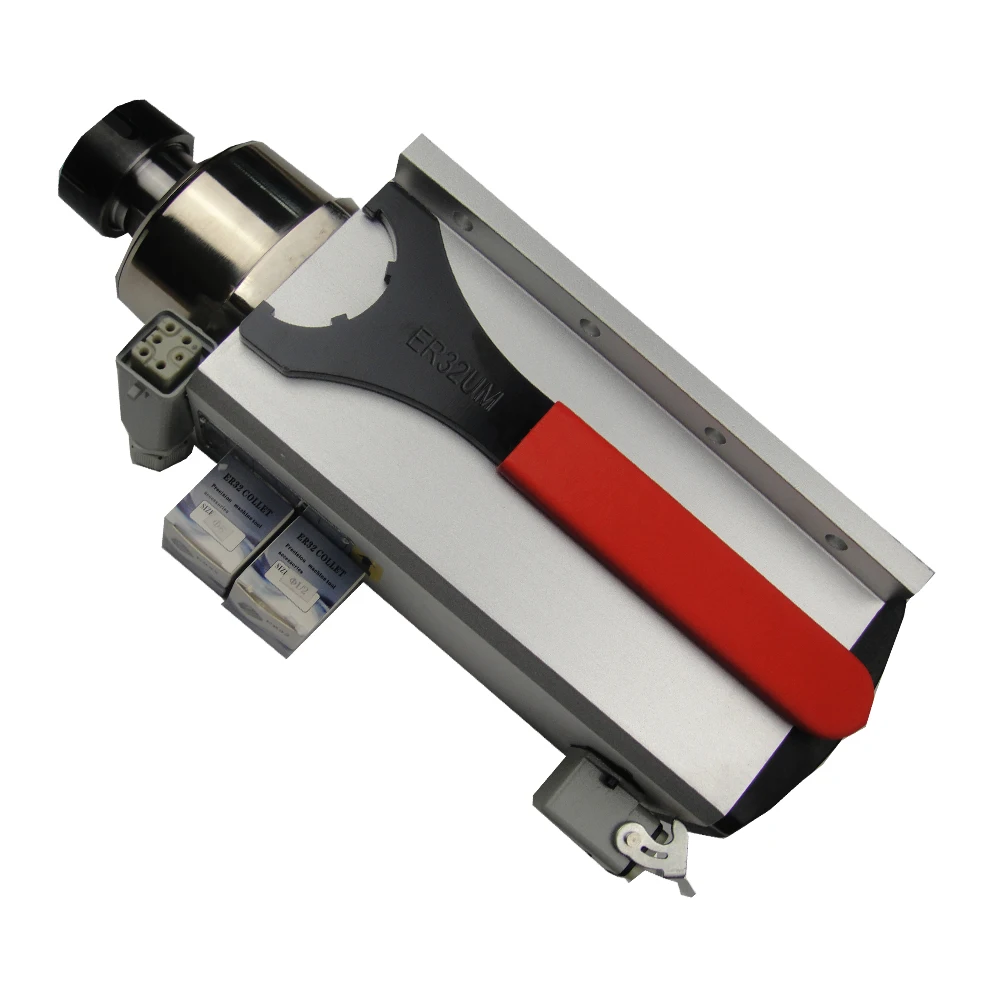 6KW  air cooling spindle square ER32 AC380V 18000rpm air-cooled spindle motor 300HZ 10.5A