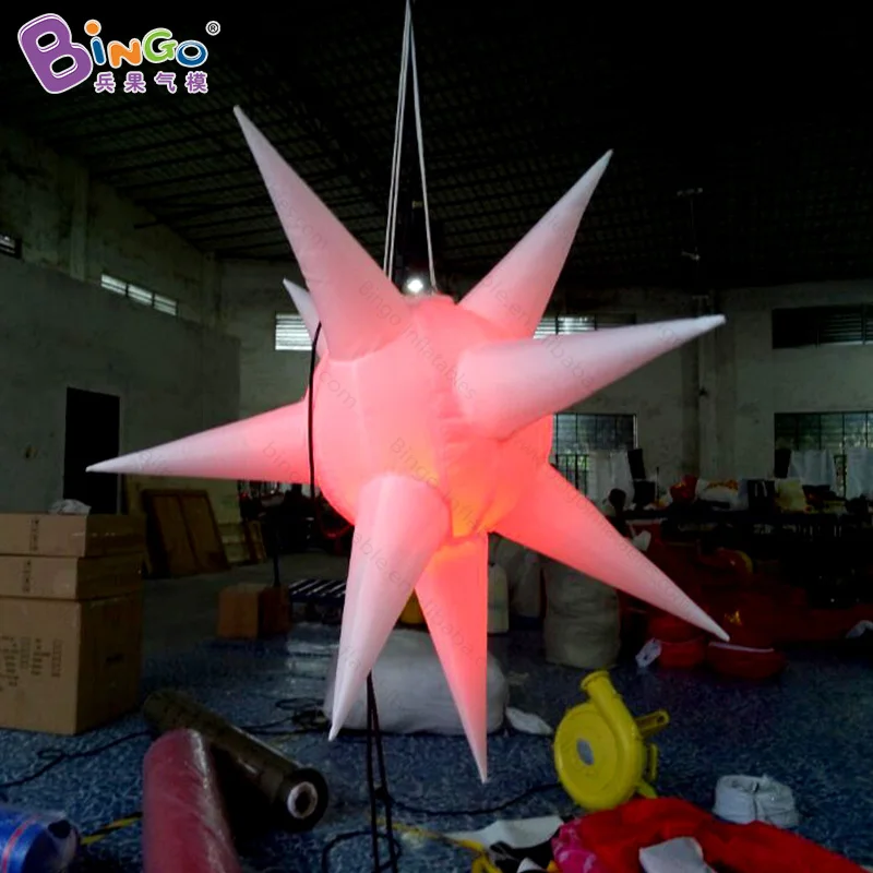 Aangepaste nachtclubdecoratie opblaasbare Airstar hanglamp