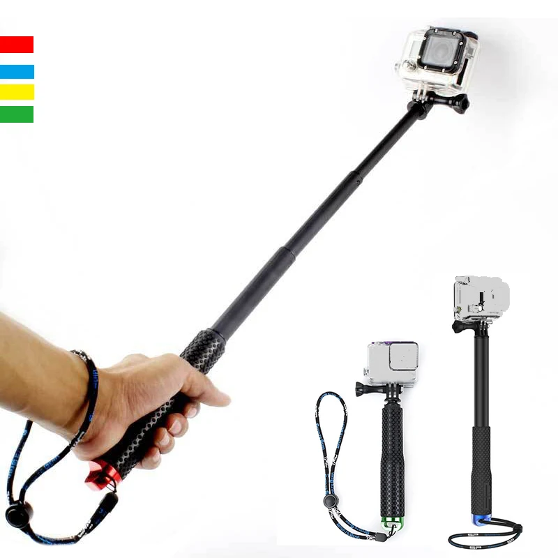 

Extendable Hand Grip Monopod Pole Waterproof Selfie Stick for Gopro hero 11 10 9 8 7 6 5 Sjcam xiaoyi DJI OSMO Action Cameras