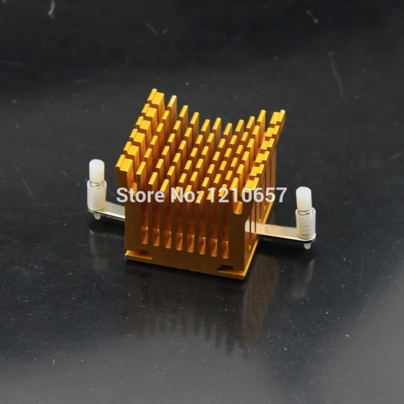 4 pieces lot Chipset Cooling DIY Golden NorthBridge Heatsink