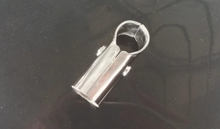 25mm Edelstahl Rohrverbinder Festen Teilen Einzel Rod Rundrohr Rack Fitting Tube Joint Zubehör 4 stücke