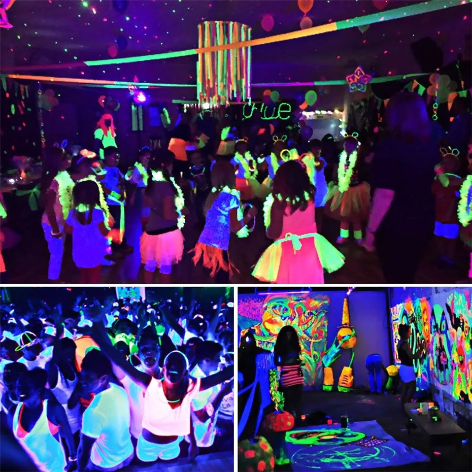 Imagem -04 - Alien Remoto Luz Preta 27w 9led Barra uv Brilho Escuro Festa Dmx Efeito de Iluminação Palco dj Discoteca Aniversário Casamento Feriado Blacklight