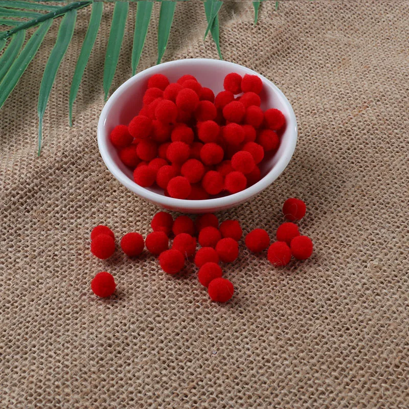 iSequins 8mm 10mm Pompom Soft Pompon Fluffy Plush Crafts DIY Pom Poms Ball Furball Manualidad Home Decor Sewing Supplies