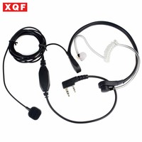 Air Tube Headset Earpiece Throat Microphone Mic PTT for Portable Radio Walkie-Talkie Baofeng UV-5R UV B5 GT-3TP UV-8HX UV-5RA
