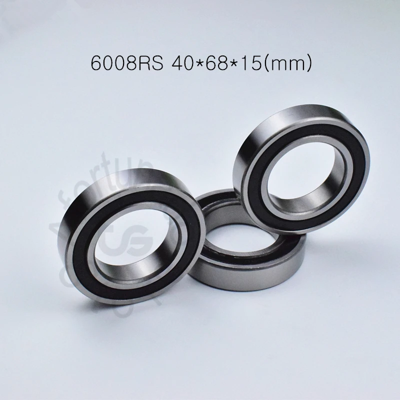 

6008RS 40*68*15(mm) 1Piece bearing ABEC-5 rubber sealing type bearings 6008 6008RS bearing