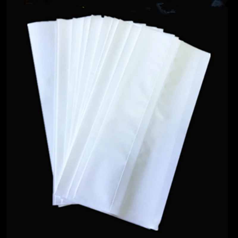 New Style White Colour BOPP Ice Cream Package Bag Plastic Popsicle Packing Pouch Chocolate Wrapping Bag 8*19cm 200pcs