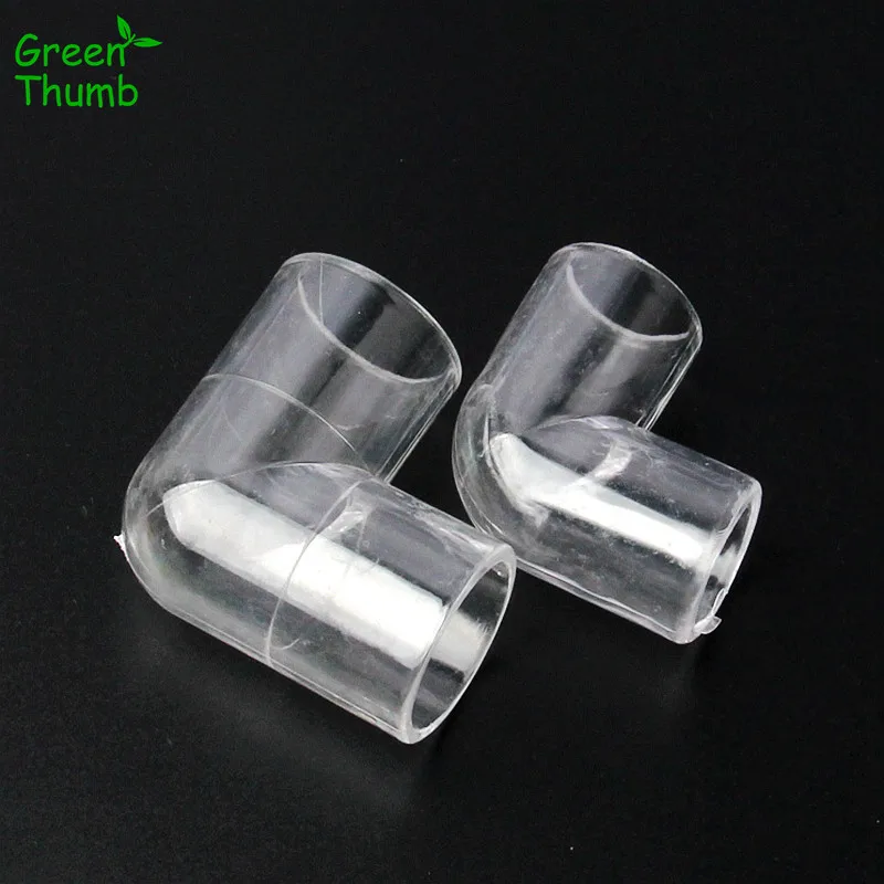 

15pcs 90 Degree Plexiglass Inner Diameter 20 mm/25 mm Equal Elbow Connector Pipe Joints for Garden Micro Drip Irrigation