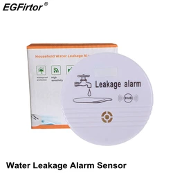 Draadloze Water Alarm Onafhankelijke Batterij Water Alarm Sensor Detector 90dB Sirene Water Lekkage Alarm Detector Home System DC9V