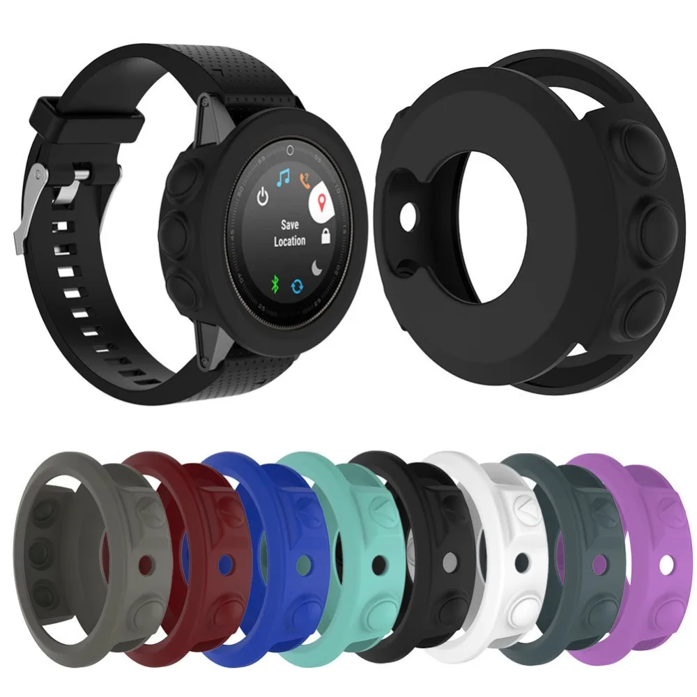 Hot sale Silicone Protective Case Cover For Garmin fenix 5/5S/5X Wristband Protector Shell for Fenix 5x 5s 5 Plus Smart Watch