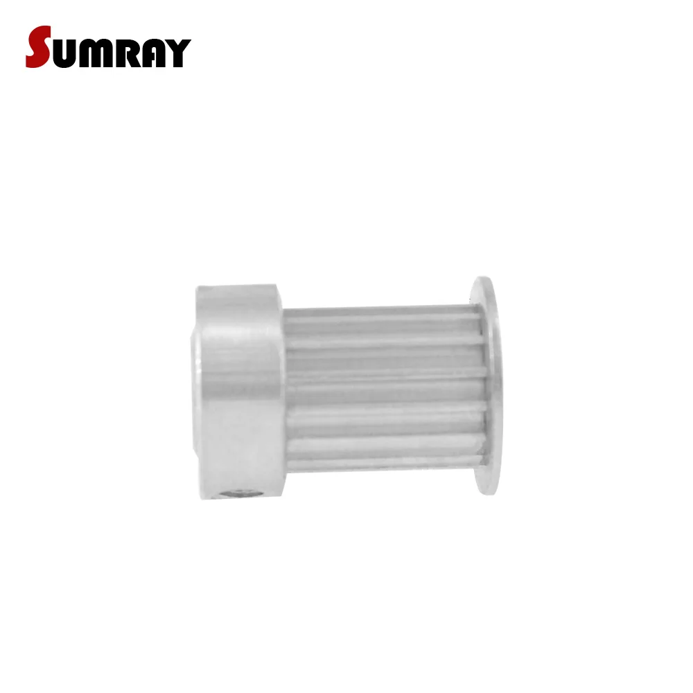 SUMRAY 3M 14T Timing Pulley 4/5/6/6.35/8mm Inner Bore Synchronous Wheel Pulley 16mm Belt Width CNC Belt Pulley 2pcs