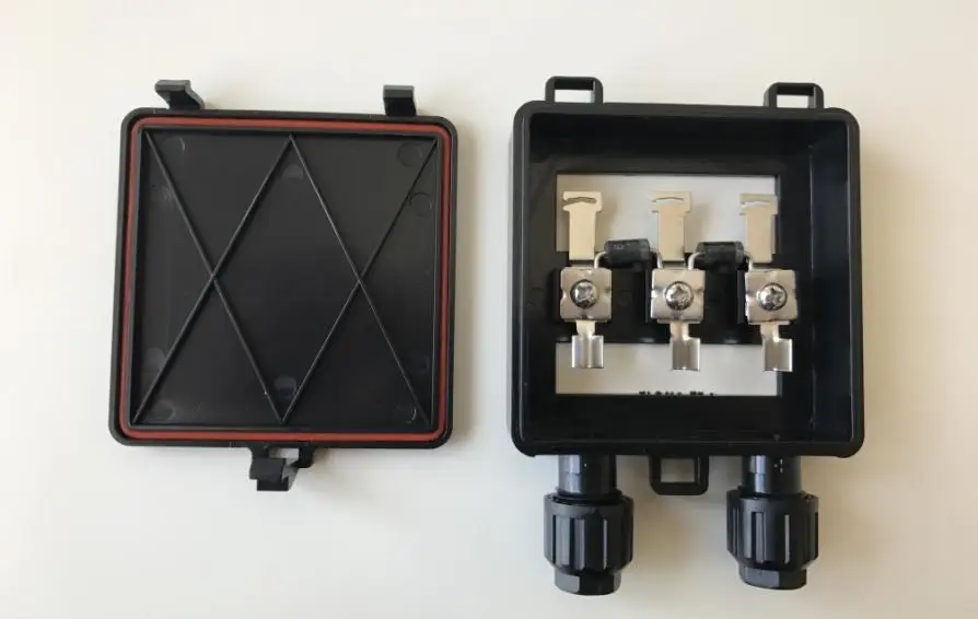 Панельная распределительная коробка allbest для системы солнечных панелей мощностью 50-120 Вт. Кабельная коробка с двумя диодами предпочтительн...