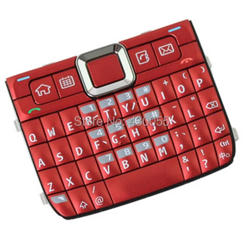 White/Black/Red/Grey New Housing Home Function Main Keypads Keyboards Buttons Cover For Nokia E71 , Free Shipping