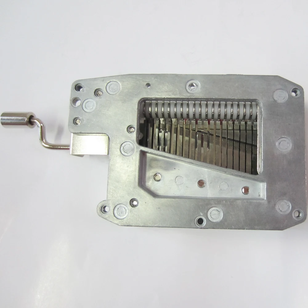 DIY Music Box Mechanism, Hand Crank Paper Strip Musical Movement, 20 Notes