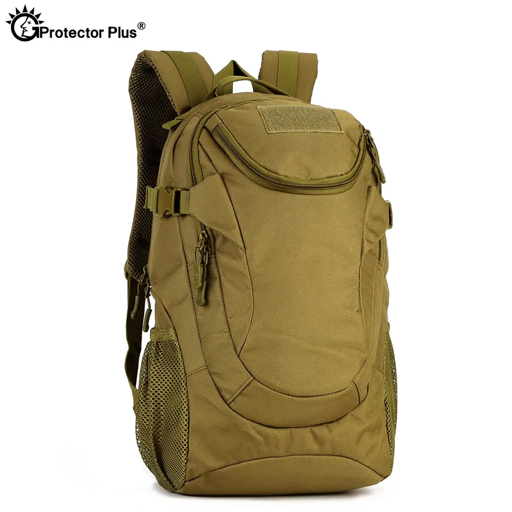 PROTECTOR PLUS 25L Plecak taktyczny Field Camo Plecak Ourdoor Camping Fishing 900D Nylon Wodoodporna sportowa torba podróżna