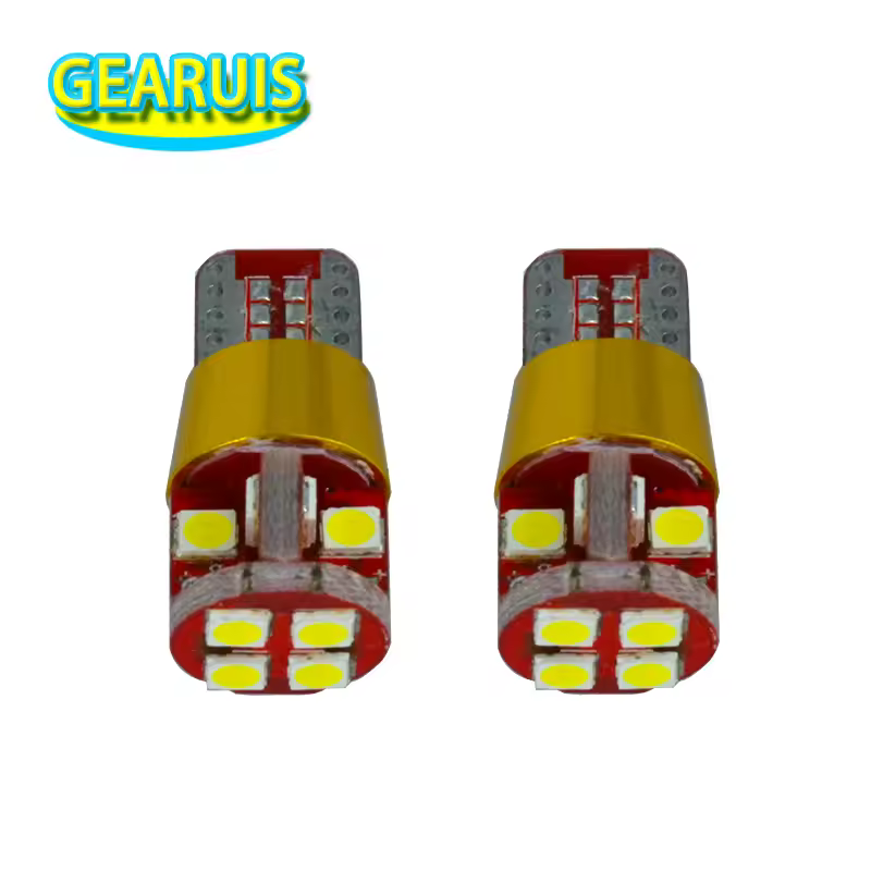 100pcs Car T10 Canbus 3030 LED 12 SMD 0.19A No Error 194 168 W5W Non polar auto reading parking fog marker rear light 12V to 24V