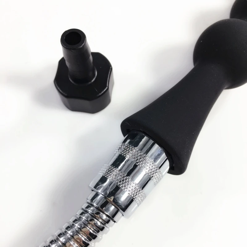 حقنة شرجية بيديه بحجم 1 قطعة, حقنة شرجية لتنظيف فتحة الشرج يمكن إعادة استخدامها أثناء الاستحمام #3