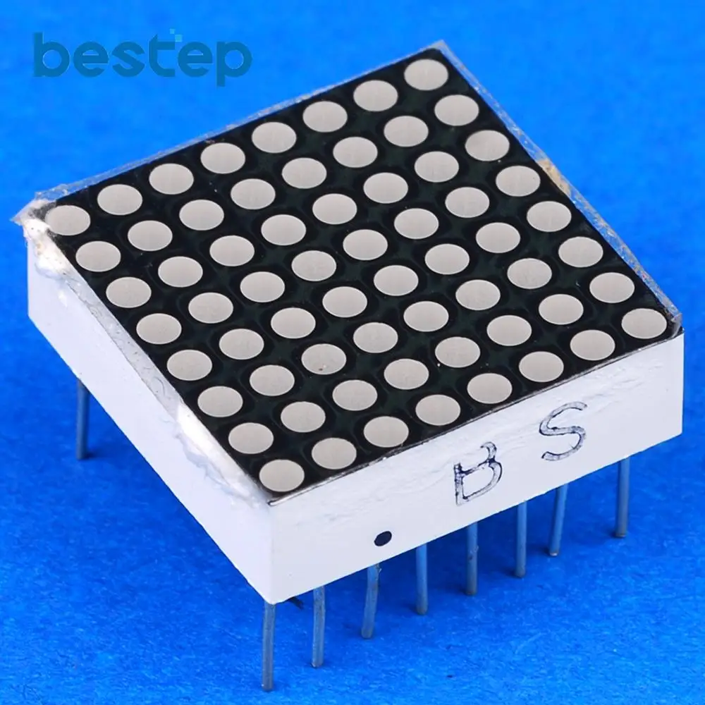 10PCS 1.9mm  8x8 Mini Dot Matrix LED Display Red Common Anode Digital Tube DIY Electronic Kit