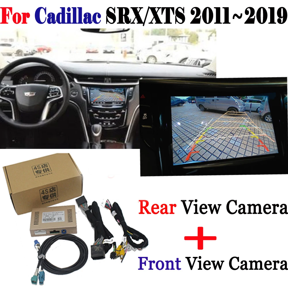 

Reversing Camera For Cadillac SRX/XTS 2011~2019 Interface Adapter Parking Front Rear view Camera Connect Original Screen Decoder