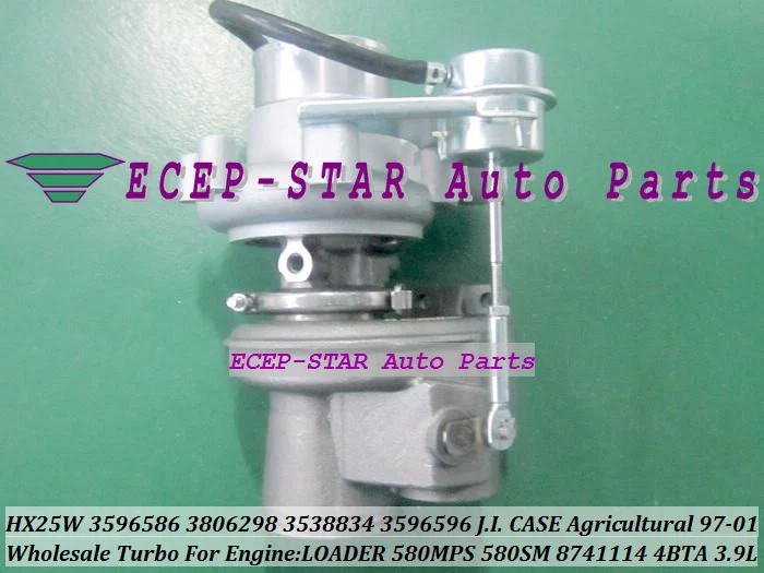 HX25W 3596586 3806298 3538834 3538993 3596596 Turbo Turbocharger For J.I. CASE Agricultural 97-01 LOADER 580MPS 580SM 4BTA 3.9L