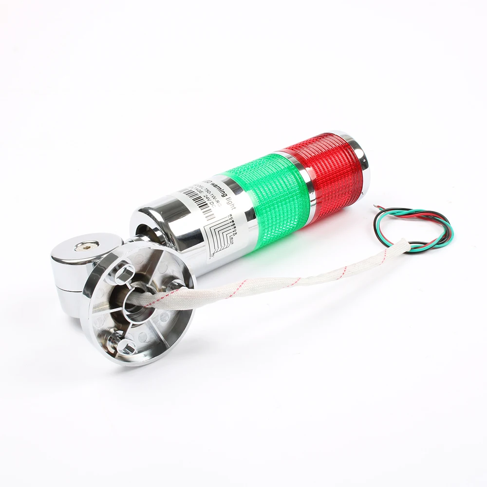 LTA Industrial Multilayer Stack light  Lamp Signal Alarm caution light Flash Industrial Tower Red Green LED Sliver 12V 24V