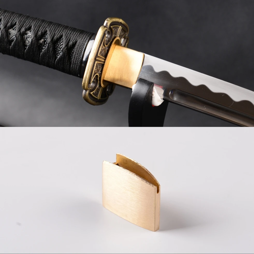 High Quality New Brass Habaki Blade Collar for Japanese Samurai Sword Katana Wakizashi Tanto Nice Sword Accessory Mounting DZ01