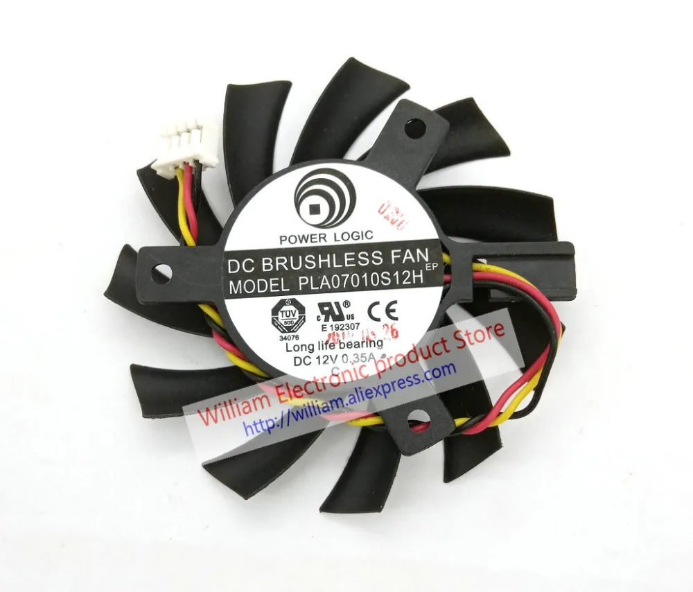 

New Original for MSI graphics cooling fan diameter 6.5cm pitch 4.0cm 12V 0.35A PLA07010S12H