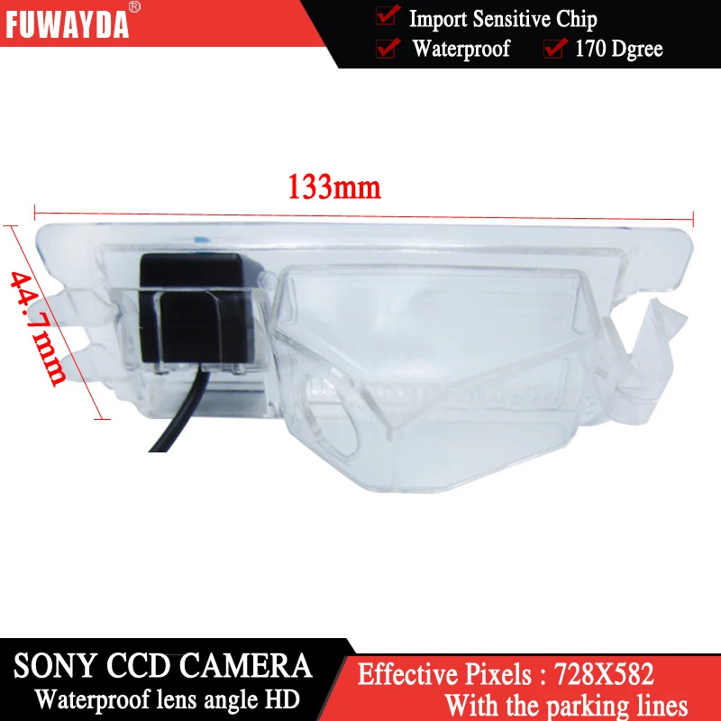 FUWAYDA Wireless SONYCCD Chip Special Car Rear View Reverse DVD GPS NAV CAMERA for Nissan March Renault Logan Sandero WATERPROOF