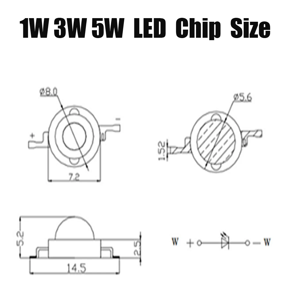 10PCS 3W 32nm high power LED PCB lens with 1W chips installed Aluminum plate for bulb light, tracking light leds DIY accessories