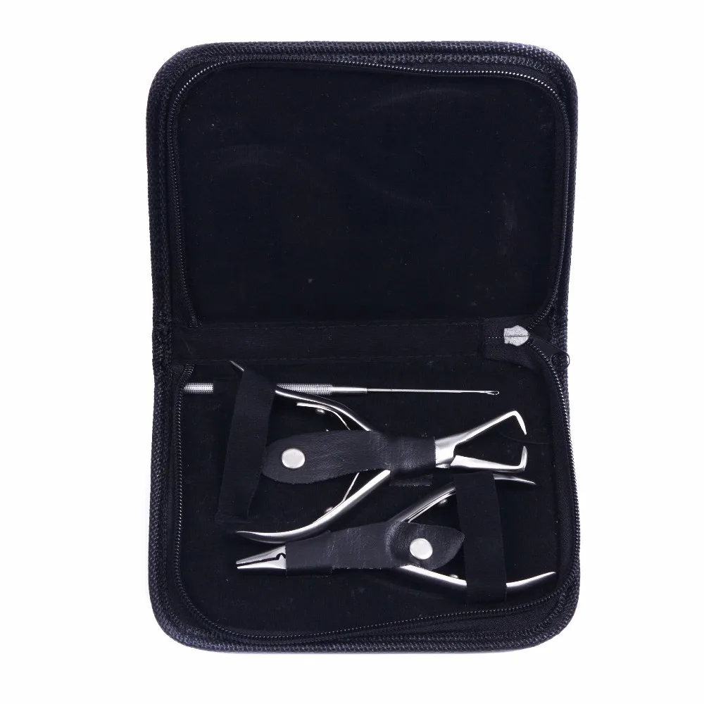 Wholesale Stainless Steel Plier kit Set Hair Extension Tool Set Hair Extension Pliers Set