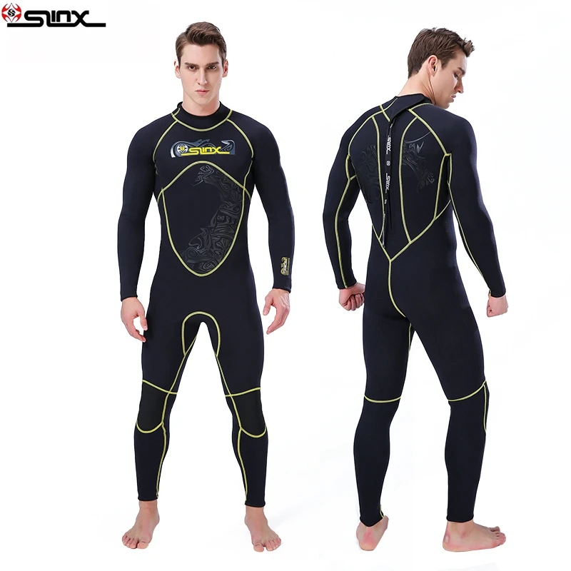 

SLINX SPRO How 3mm Neoprene Men Full Body Wetsuit Surfing Windsurfing Snorkeling Spear Fishing Kite Surfing Scuba Diving Suit