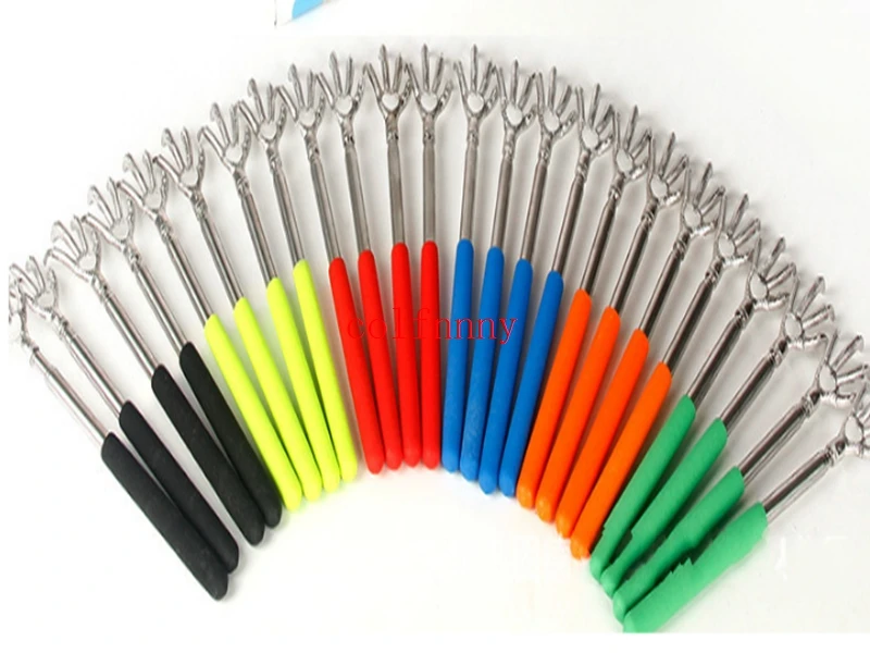 300PCS/lot Fast Shipping Convenient Claw Telescopic Ultimate Stainless Steel Back Scratcher extendible From 22 to 59cm